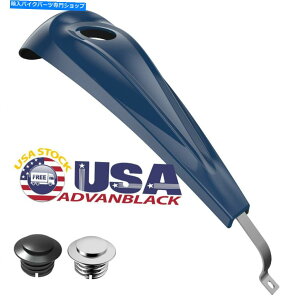 ^N n[[c[O08-20̂߂AdvanBlackr[hu[[vt@C^N_bVR\[ Advanblack Billiard Blue Low-Profile Tank Dash Console for Harley Touring 08-20