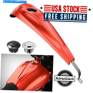 ^N 2008+n[[̂߂̃LfBIWF̔^^N_bVR\[RKX^NLbv Candy Orange Low-Profile Tank Dash Console & Fuel Gas Tank Cap For 2008+ Harley