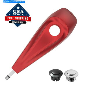 ^N 2008-2020n[[c[Ô߂̎׈ȐԂfj̔^^N_bVR\[ Wicked Red Denim Low-Profile Tank Dash Console for 2008-2020 Harley Touring