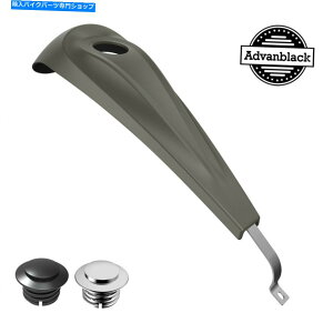 ^N n[[08-20̂߂AdvanBlack Industrial Greyfj^^N_bVR\[ Advanblack Industrial Gray Denim Low-Profile Tank Dash Console for Harley 08-20