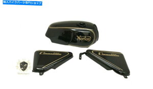 ^N m[gR}h[[hX^[ubNhKXRK\^N+TChpltBbg Norton Commando Roadster Black Painted Gas Fuel Petrol Tank + Side Panel|Fit For