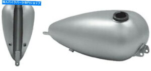 タンク Paughco 2.4 Gal狭いトンネルカスタムガスタンク新品 Paughco 2.4gal Extra Narrow Tunnel Custom Gas Tank New