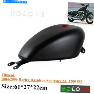 ^N ubN - 3.3n[[X|[cX^[̂߂̃KI[goC̔RKX^N883 1200 xl Black - 3.3 Gallon Motorcycle Fuel Gas Tank For Harley Sportster 883 1200 XL