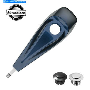 ^N Advanblack~bhiCgu[[vtB[^N_bVR\[08-20n[[c[O Advanblack Midnight Blue Low-Profile Tank Dash Console for 08-20 Harley Touring