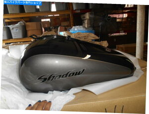 ^N NOSz_OEMubNO[R^N2007 VT750VhE17520-MEG-A30ZB NOS Honda OEM Black Gray Fuel Tank 2007 VT750 Shadow 17520-MEG-A30ZB