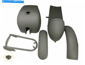 ^N CGtB[hJtF[T[{fBp[ci^N+V[gt[h+tF_[j Royal Enfield Cafe Racer Body Parts (Tank + Seat Hood + Fender (Fit For)