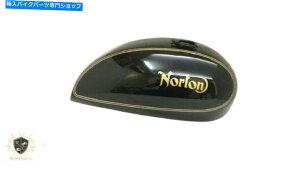 ^N m[gR}h[BԃobNhX`[KXRK\^N|tBbg NORTON COMMANDO INTERSTATE BLACK PAINTED STEEL GAS FUEL PETROL TANK |Fit For