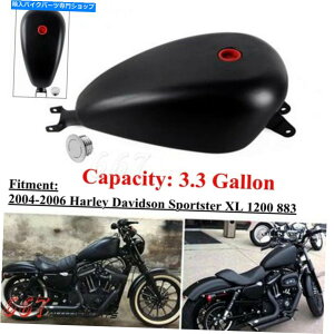 ^N ubN3.3KEFIRKX^Ñn[[_rbh\X|[cX^[1200 883 04-06 Black 3.3 Gallon EFI Fuel Gas Tank For Harley Davidson Sportster 1200 883 04-06