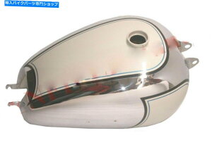 �^���N BSA A7�v�����W��500�X�`�[���N���[���w�N�X�O���[�K�X�R���^���N�u���[�u���b�N�X�g���C�vECS Bsa A7 Plunger 500 Steel Chrome Hex Gray Petrol Fuel Tank Blue Black Stripe ECs