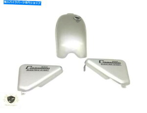 ^N m[gR}h[[hX^[Vo[hXgCv^N+ 850TChplitBbgj Norton Commando Roadster Silver Painted Stripe Tank + 850 Side Panel (Fits For)