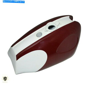 ^N BSA B25 B44X^[t@CAK\R^NR[q[uEzCgtBbg BSA B25 B44 Star Fire Gasoline Fuel Tank Coffee Brown & White |Fit For