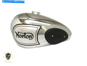^N m[gES2NVo[KX^NGpbhp2̃TChz[iFITSj Norton Es2 Chrome & Silver Gas Tank With 2 Side Holes For Knee Pads(Fits For)