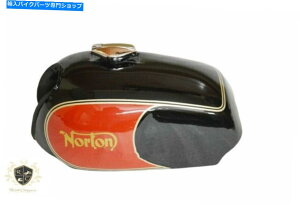^N m[gR}h[[hX^[ubNbhhpK\^N^bv|tBbg Norton Commando Roadster Black & Red Painted Petrol Tank With Cap & Tap|Fit For