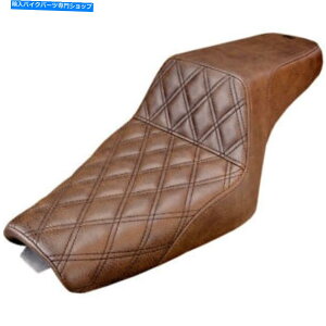 ^N ThuEtgeBXiV[g3.3M^N2004-19n[[X|[cX^[ Saddlemen Brown Front Lattice Step-Up Seat 3.3 Gal Tank 2004-19 Harley Sportster