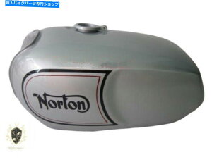 ^N X`[R^Nŕ`ꂽm[gR}h[[hX^[Vo[ - iɍj Norton Commando Roadster Silver Painted With Steel Fuel Tank -(Fits For)