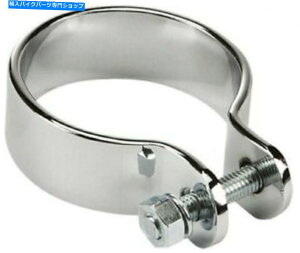 N[p[c NI[goC/gPrCO-NvNbv1-7 / 8 "48mmnCEFCz[N65-552 Chrome Motorcycle/Trike Exhaust O-Clamp Clip 1-7/8" 48mm Highway Hawk 65-552