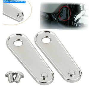 N[p[c 2̃NA~̏qubNIt̃n[[[hOChLOpv[g 2pcs Chrome Aluminum Passenger Board Block Off Plates For Harley Road Glide King