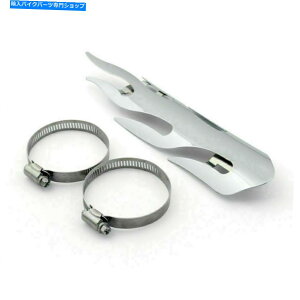 N[p[c jo[TI[goC̔rC}t[pCvq[gV[hJo[q[K[hN[U8 UNIVERSAL Motorcycle Exhaust Muffler Pipe Heat Shield Cover Heel Guard Chrome U8