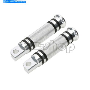 �N���[���p�[�c Harley Touring Sportster Softail���C�_�[�̂��߂�Chrome CNC���񂾑��̃y�O�̑��� Chrome CNC Knurled Foot Peg Footpegs for Harley Touring Sportster Softail Rider�y���s�A���i�z