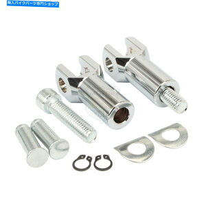 �N���[���p�[�c 2.25 ���q��PEG�̈��Î��̃T�|�[�g00-06�̂��߂̃}�E���g�N���r�X�L�b�g 2.25 Passenger Foot Peg Rest Support Mount Clevis Kit For Harley Softail 00-06�y���s�A���i�z
