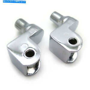 N[p[c Honda Valkyrie 1500 GL1500CF̂߂ChromeA~tbgyOA_v^ Chrome Aluminum Foot Pegs Adapter For Honda Valkyrie 1500 GL1500CF Interstate