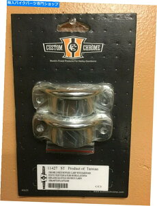 N[p[c }t[NvN[ - JX^N11427n[[hbT[ Muffler Clamps Chrome- Custom Chrome# 11427 for Harley Dressers