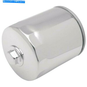 �N���[���p�[�c Harley Davidson Twin Cam 99-17 FXST�̃c�[�����O�̂��߂̃i�b�c�̃N�����I�C���t�B���^�[ Chrome Oil Filter with Nut for Harley Davidson Twin Cam 99-17 FXST FXD Touring