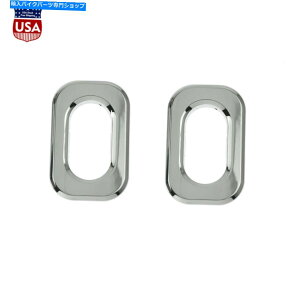N[p[c 2̃Aeiz[ANZgJo[N[tBbg06'-19 'Xg[gOCh[hOCh 2 Pcs Antenna Hole Accent Cover Chrome Fit For 06'-19' Street Glide Road Glide