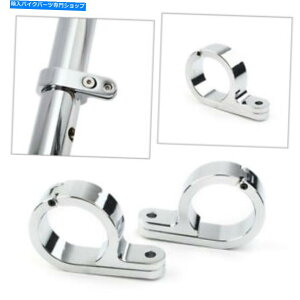 �N���[���p�[�c 1 1/4 32mm Chrome�n���h���o�[�}�E���g�N�����v�N���b�N���C�h�O���C�hXL883 1200 1 1/4 32mm Chrome Handlebar Mounts Clamp Clock For Harley Wide Glide XL883 1200�y���s�A���i�z
