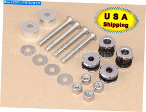 N[p[c Harley Fatboy FlstfpN[̎O\Sissy Bar Dockingn[hEFALbg Chrome Metal Detachable Sissy Bar Docking Hardware Kit For Harley Fatboy FLSTF