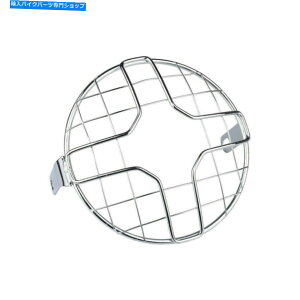 N[p[c CgJo[wbhCgJo[bVOK[hveN^[gNVi Light Cover Headlight Cover Mesh Grill Guard Protector Retro Chrome New