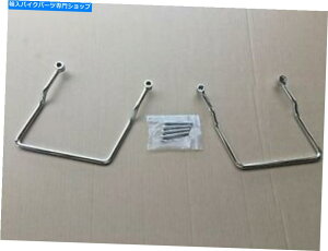 N[p[c 2000Ñ}nV-STAR 650NVbN̂߂̃I[v{bNXThobOT|[g Open Box Saddlebag Supports For 2000-Present Yamaha V-Star 650 Classic