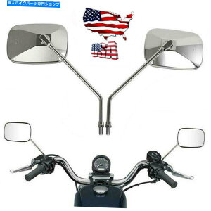 N[p[c 1yA10mmNAN[Ar[TCh~[tBbgI[goC/XN[^[/ ATV 1 Pair 10mm Clear Chrome Rear View Side Mirrors Fit Motorcycles/ Scooters/ ATVs