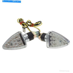 N[p[c V[j[NAN[jo[TCgI[goCLED Stalk^[VOi}[J[ Shawnee Clear Chrome Universal Light Motorcycle LED Stalk Turn Signal Marker