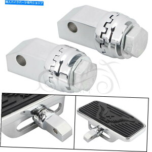 �N���[���p�[�c �N���[��L��R���̏��t�b�g�y�O�A�_�v�^�z���_�V���h�E�G�[�X750 Chrome L & R Side Floorboards Foot Pegs Adapters Fit For Honda Shadow ACE 750�y���s�A���i�z