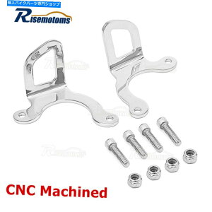 �N���[���p�[�c �C���h�̃`�[�t�e�C���N���V�b�N���[�h�}�X�^�[�̂��߂̃t�����g�N���[���^�C�_�E���u���P�b�g�A���J�[ Front Chrome Tie-Down Brackets Anchors For Indian Chieftain Classic Roadmaster�y���s