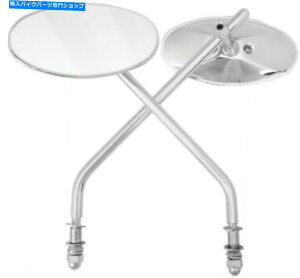 N[p[c HardDrive 110943ȉ~`~[XeON HARDDRIVE 110943 Oval Mirror Stem Long Chrome