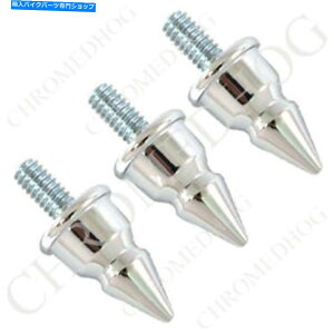 N[p[c 96-13n[[̂߂Impaler Spik Chromerbg̃A~jEhKX̃EBhXN[{g Impaler Spike Chrome Billet Aluminum Windshield Windscreen Bolt for 96-13 Harley