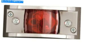 N[p[c Optronics ChromebL}[J[/NAXCgRed MC81-RS Optronics Chrome Plated Marker/Clearance Lights Red MC81-RS