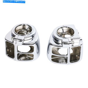 N[p[c N[XCb`nEWOJo[LbgtBbgn[[c[O\tgX|[cX^[96-06 Chrome Switch Housings Cover Kit Fit For Harley Touring Softail Sportster 96-06
