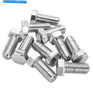 �N���[���p�[�c �R���j�[��HHC-624 7 / 16-14 x 1����Chrome Hex�w�b�h�{���g10�p�b�N Colony #HHC-624 7/16-14 x 1 length Chrome Hex Head Bolt 10 pack USA made