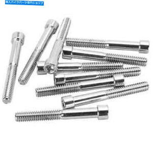 �N���[���p�[�c �R���j�[��PSHC-265 1/4-20 x 2����Chrome�|���b�V���A�����{���g10�p�b�N Colony #PSHC-265 1/4-20 x 2 length Chrome Polished Allen Bolt 10 pack USA made