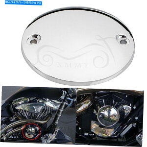 �N���[���p�[�c Harley Sportster 883 Road King Suphail�̂��߂�2�̌��̃N�����_�΃|�C���g�J�o�[ 2 Hole Chrome Ignition Points Cover For Harley Sportster 883 Road King Softail�y���s�A���i�z