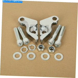 N[p[c 1 "n[[Vrod vrod̖̃bĥ߂̃NVbNጸLbg 1" Chrome Shock Lowering Kit For Harley VROD V-Rod Night Rod Special Street Rod