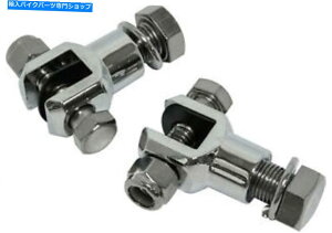 �N���[���p�[�c �n�[�h�h���C�u�t�b�g�y�b�O�N���r�X�}�E���g�N���[��3/8 "-24�X���b�h�n�[���[�_�r�b�h�\��30-686C HardDrive Footpeg Clevis Mount Chrome 3/8"-24 THREAD Harley Davidson 30-686C