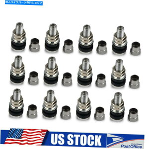 �N���[���p�[�c �J�X�^�������̂��߂�TR161�����z�b�g���b�h��12�s�[�X�N���[���z�C�[���^�C���o���u�X�e���{���g 12pcs Chrome Wheel Tire Valve Stems Bolts in TR161 Metal Hot Rod for Custom Rims