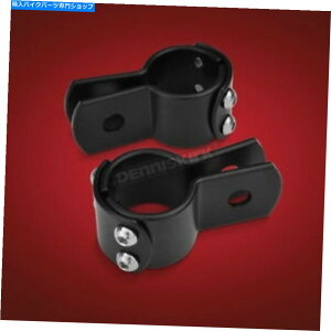 �N���[���p�[�c �N�����A�N�Z�T���[�X���[�s�[�X�n�C�E�F�C�o�[�N�����v - 22-125BK Show Chrome Accessories Three Piece Highway Bar Clamps - 22-125BK