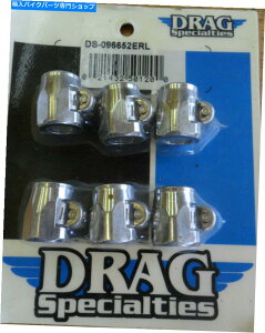 N[p[c Drag Specialties Chrome EconoV[GhDS-09662ERL Drag Specialities Chrome Econo Seal End DS-09662ERL