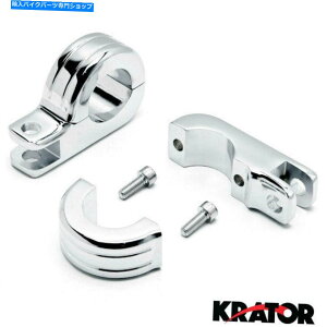 N[p[c Harley Davidson XLX XLX 1984-1986pN[1-1 / 4 "GWK[h̃Nv Chrome 1-1/4" Engine Guard Footpeg Clamp For Harley Davidson XLX XLX 1984-1986