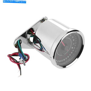 クロームパーツ オートバイ13000rpmタコメータートコゲージメーターLEDバックライト12Vクロム Motorcycle 13000RPM Tachometer Tacho Gauge Meter Led Backlight 12V Chrome